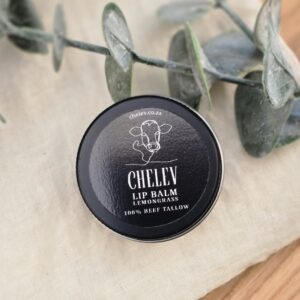 100% Beef Tallow Lemongrass Lip Balm