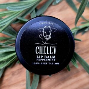 100% Beef Tallow Peppermint Lip Balm