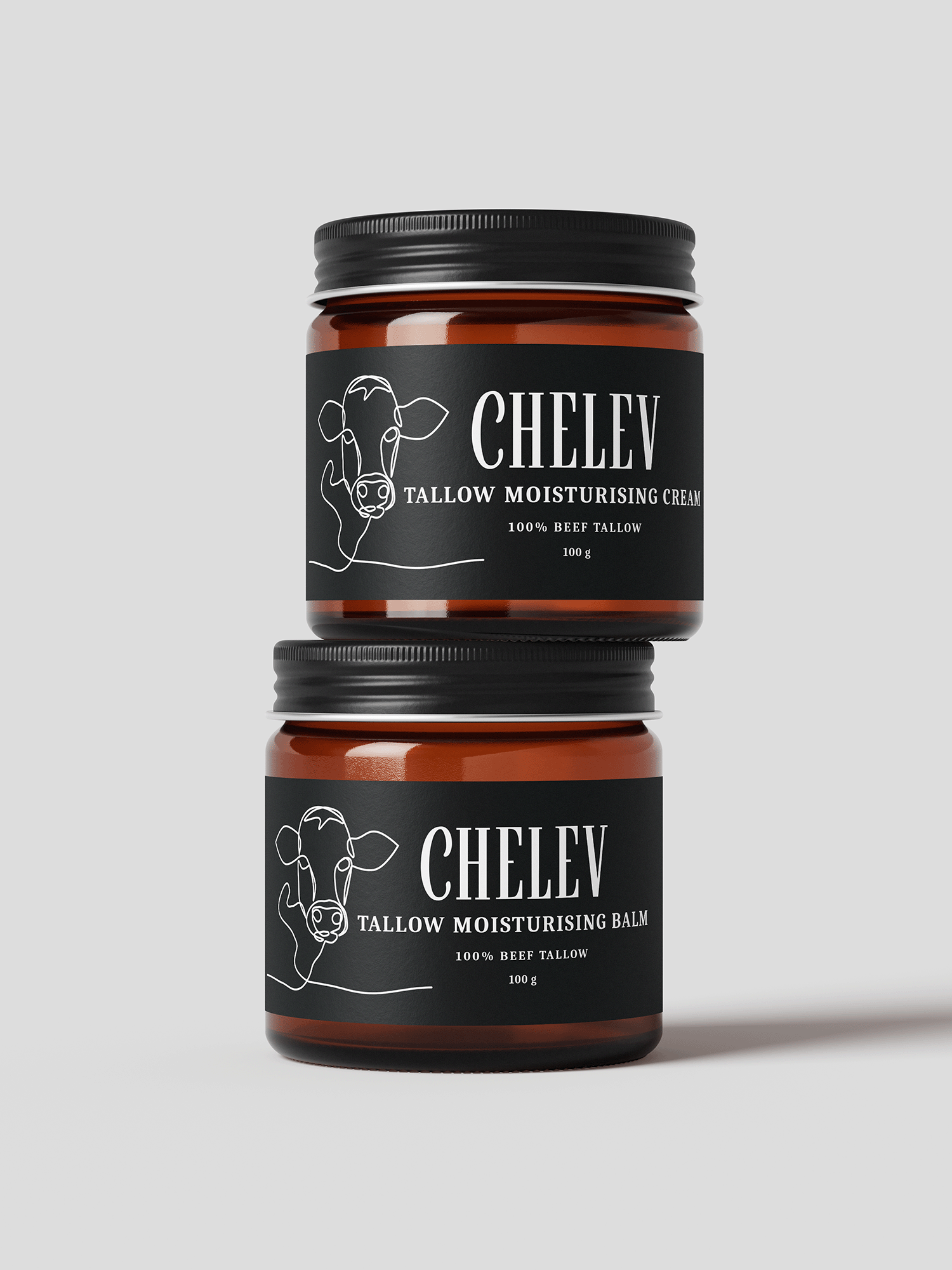 Tallow Moisturising Balm and Cream Product Mockup