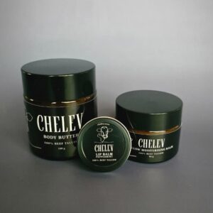 Glow & Nourish Trio Includes: – 100g Body Butter – 50g Moisturising Balm – Lip Balm